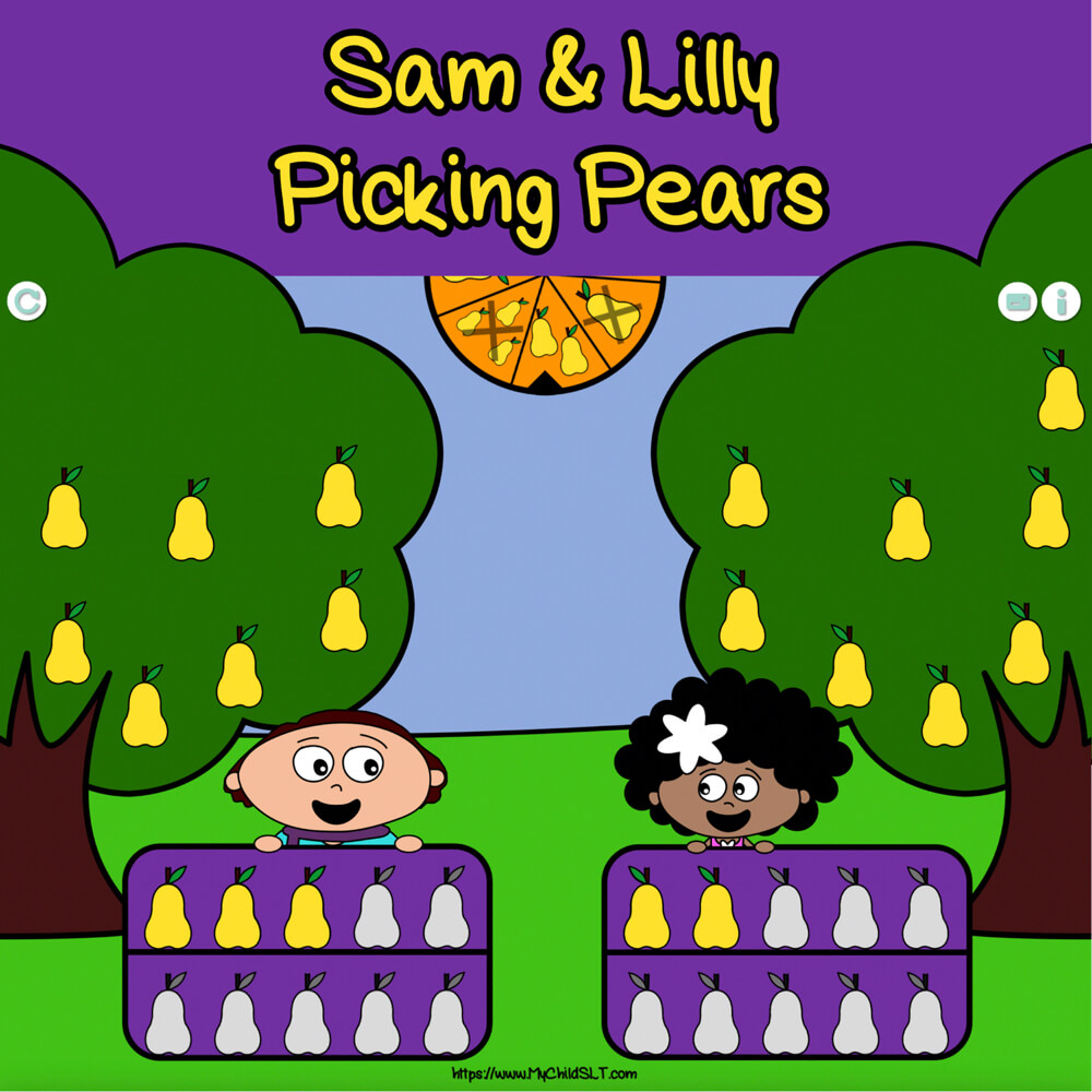 Sam and Lilly – Picking Pears