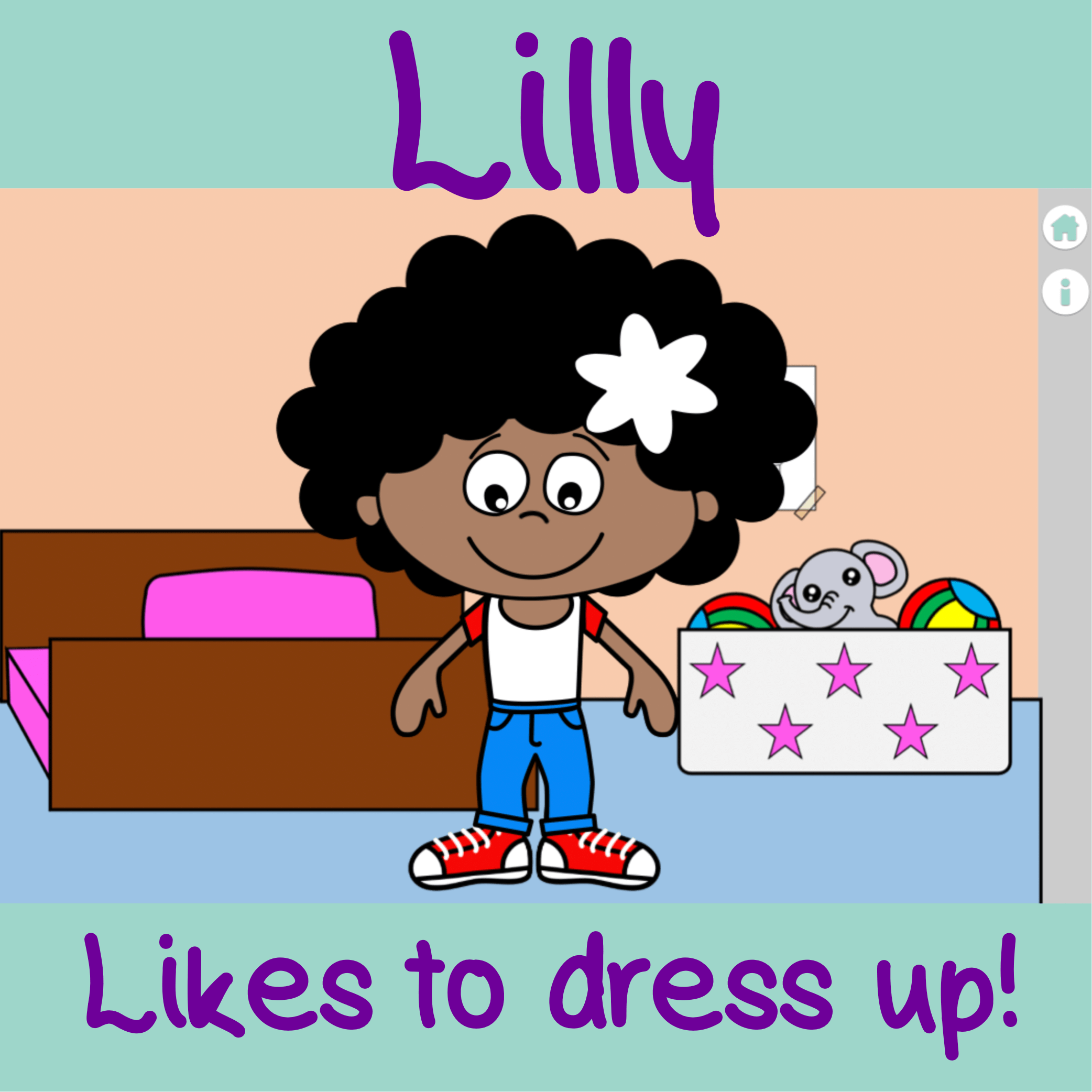 Lilly Likes to dress up!